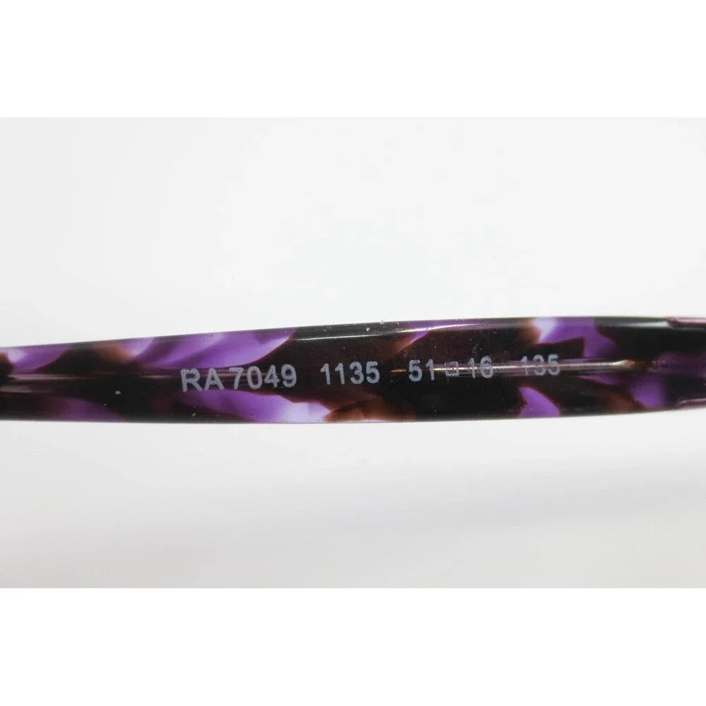 Ralph Lauren RA7049 1135 Purple Tortoise Cat Eye Eyeglasses Frames 51-16-135